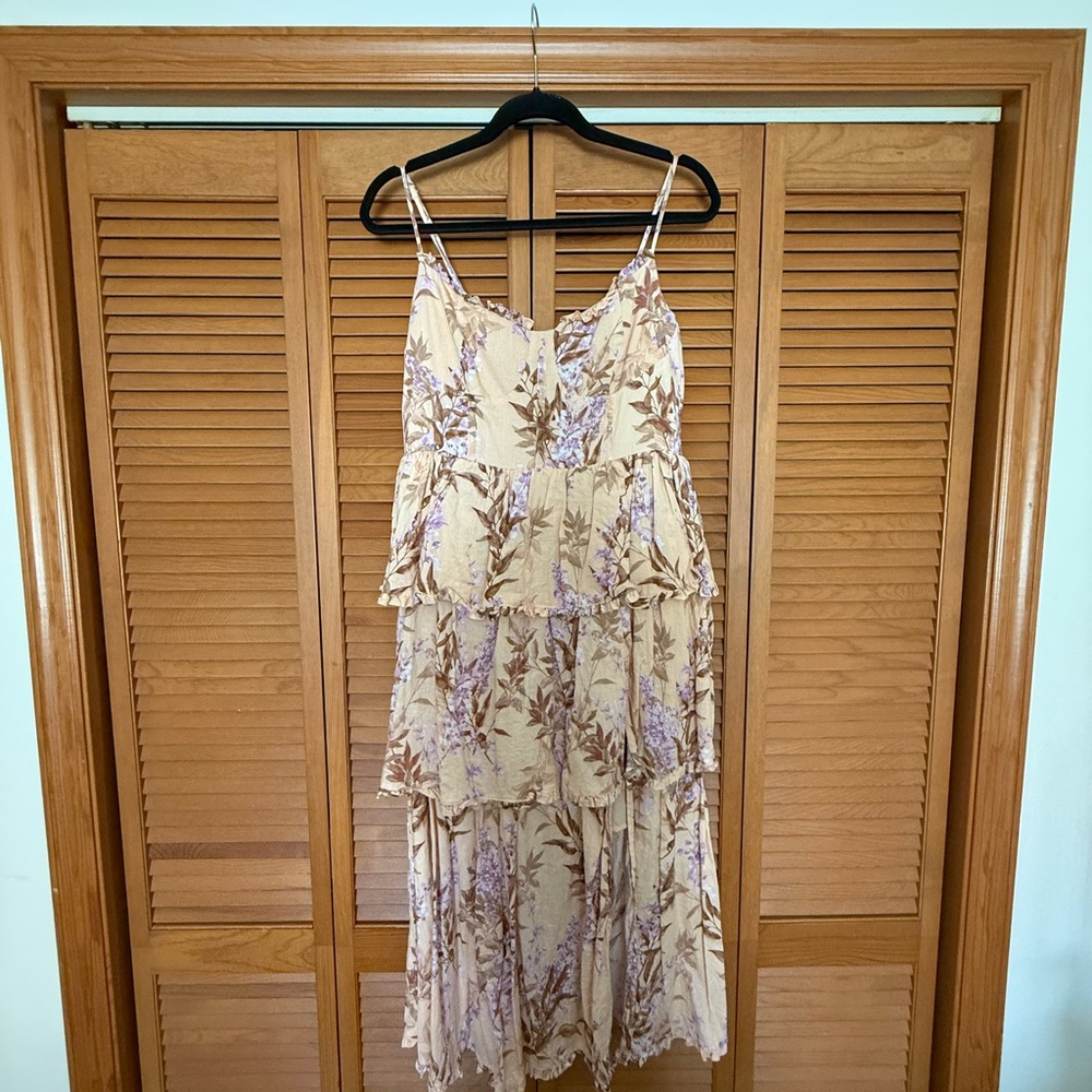 Floral Layered Women's Dress